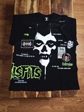 Civil Regime/Misfits Collab Men's T-shirt. Size Large